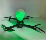 Spooktacular Flying Skull  with E-Candle and LED Lights for Thrilling Halloween Fun!